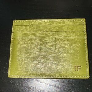 army green tom ford wallet